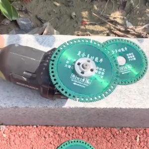 6 in 1 Diamond Cutting Disc Multi-function Tile Rock Slab Marble Color Steel Tile Iron Metal Angle Grinder Dry Saw Blade