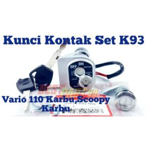 Kunci kontak set honda Vario 110/techno/scoopy karbu k93 kualitas original ori asli presisi