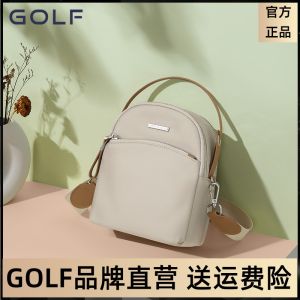 GOLF Mini Canvas Crossbody Bag with Wide Shoulder Strap Mobile Phone Bag Student Cute Versatile Single Shoulder Satchel Bag