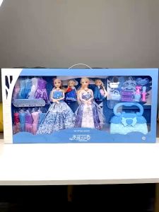 Đồ chơi bé gái đồ chơi búp bê Barbi công chúa Elsa kèm phụ kiện hộp cỡ lớn đồ chơi nhựa an toàn cao cấp cho bé
