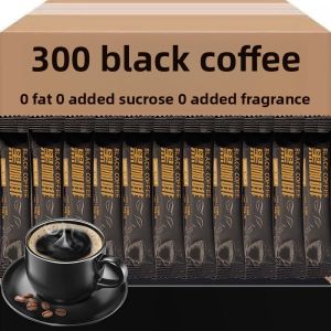 Sugar-Free Black Coffee Instant Beverage Metabolism Boosting American Style Low Fat Weight Loss Quick Soluble Coffee from Yunnan