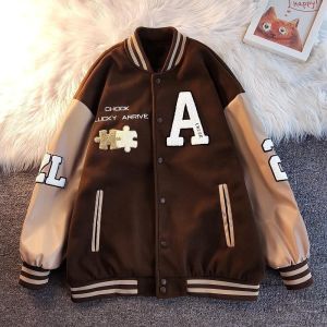 A jaket baseball wanita / jaket bisbol wanita korea / jaket varsity wanita / jaket versity baseball wanita / jaket wanita aesthetic tebal dan lembut terbaru viral tiktok / jaket cewek remaja murah / baseball jaket korean style wanita