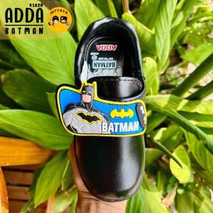 ADDA รองเท้านักเรียนอนุบาลชาย (Batman) รุ่น 41A20
