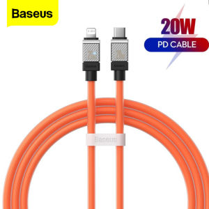Dây sạc nhanh iphone 20w Baseus - Cáp IP đầu hợp kim cool bọc cao su đàn hồi độ bền cao cho ip11 12 13 14 promax ...