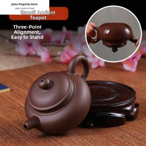 Jiaxun | Bình Trà Đất Sét Tím Handmade Phong Cách Zini Xi Shi