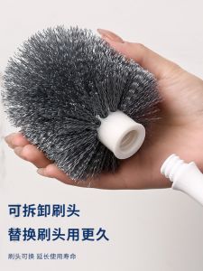 Long Handle Toilet Brush Home Bathroom Cleaning Tool No Dead Angle Wall Mounted Toilet Cleaner round Shape Durable Plastic Brush