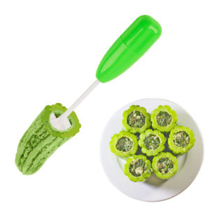 LMETJMA 4 Bộ Dụng Cụ Cắt Rau Củ Quả Thân Thiện Với Môi Trường Có Thể Thay Thế Đầu Cắt Xoắn Ốc Đầu Cắt Rau Củ Dụng Cụ Đào Lỗ JT182