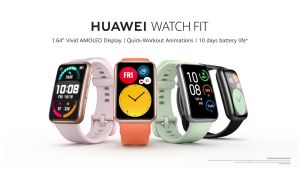 HUAWEI Watch Fit new | 1.64" Vivid AMOLED Display | 24-Hour Heart Rate Monitoring | All-Day SpO2 Monitoring | Better Sleep Monitoring | 10-Day Longer Battery Life