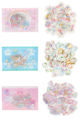 Japanese Style Sticker Package Pom Pom Purin Cinnamoroll Babycinnamoroll Coolomi Gemini Melody PVC Gilding Transparent Sticker. 