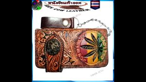 กระเป๋าโซ่หนังวัว ลายฝูงม้า แถมโซ่ฟรี แนวแฮบวี้ แนวๆ หรือเพื่อชีวิต คาวบอย ปาร์ตี้ ตะวันตก คอสเพลย์