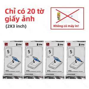 Máy In Ảnh Di Động HPRT 2x3 Inch Công Nghệ Không Dây Zink Kích Thước Bỏ Túi Máy Tạo Ảnh Có Dán Lưng Kèm Hộp Giấy