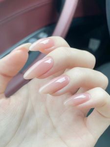 Handmade Ice Transparent Nail Art Stickers Pure Handcraft Finished Product False Nails Wearable Beauty Tools from China