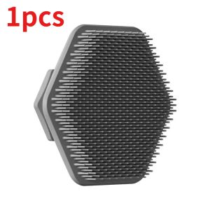 Men Silicone Face Scrubber Mini Manual Facial Cleansing Brush Deep Clean Blackhead Remover Shaving Massage Skin Exfoliator Tool