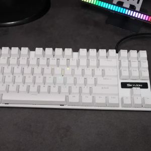 NexusClick K87 Wired Mechanical Gaming KeyboardRGB Backlit Full Key Double Keycaps Plug and Play Keyboard for PC Gamer Office