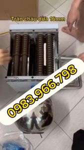 Máy vo viên bánh Cà  bánh Nhãn DZ40 viên size 16/19/23mm