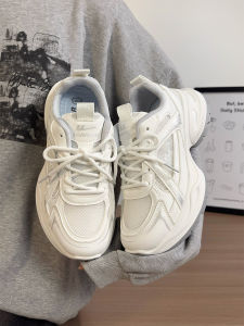 Trendy Breathable Mesh Mens Casual Shoes Comfortable All-Season Sports Footwear for Men And Women round Toe Thick Heel Design