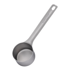 Boundless Voyage Titanium Coffee Spoon Ground Coffee and Beans Measuring Spoon 1 Packed Ice-cream Dessert Tea Sugar Spoon