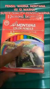 Pensil Warna Montana TH-350 isi 12 pcs: Pilihan Terbaik untuk Anak