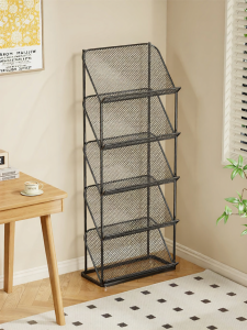 MENGBINFEN | Corner Slanted Multi-level Bookshelf