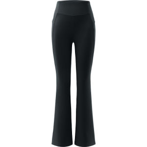 Beneunder | Flared Waist-High Drape Butt-Lift High-Elastic Fast-Dry Yoga Pants