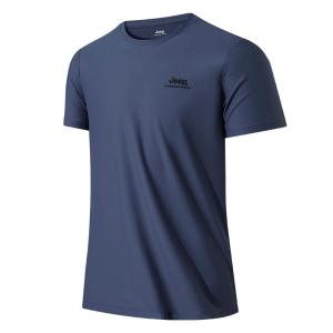 Jeep | Jeep Quick Dry Short Sleeve T-Shirt Mens Outdoor Climbing Hiking Breathable Quick Dry Ultra Light Windproof Comfortable Tee