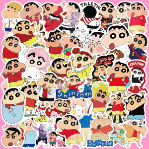 Keeppley | BỘ 50 Crayon Shin-chan Anime Hoạt Hình Dán Chống Thấm Nước DIY Đề Can Cho Điện Thoại Laptop Hành Lý Ván Trượt Vui Vẻ Đồ Chơi Trẻ Em