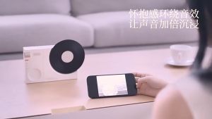 It Smart - Loa để bàn phong cách Đĩa Than Retro New Wireless Bluetooth Speakers Desktop