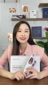 Máy hút mụn đầu đen kèm chức năng đẩy tinh chất nâng cơ mặt cầm tay mini Lokykin làm sạch sâu lỗ chân lông LSO04