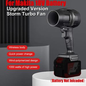Powerful Blower High Speed Duct Fan Turbo Jet Fan 1000W Turbo Violent Fan Brushless Motor Electric Dryer for 18V Makita Battery