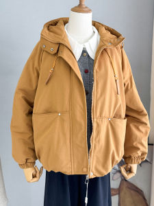 LIYANGANG | Insulated Thick Hooded Down Jacket with Multiple Pockets