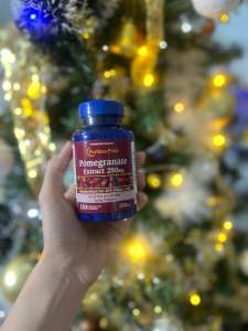 Tinh chấ t lựu Puritan’s Pride Pomegranate Extract 250mg (120 viên)