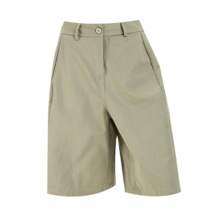 miiow | American Retro Five-Point Loose Wide-Leg Pants Women Summer 2025 New Style High Waist Casual Cotton Shorts High Waist Button Closure