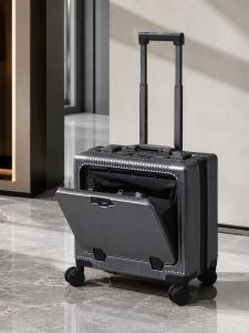MANLVSHI | Compact Durable Aluminum Frame Carry-on Luggage 16 inch