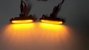 2Pcs Dynamic Fender Turn Signal LED Side Marker Light For Nissan Fuga GY50 Murano Z51 Pathfinder R52 Skyline V36 Infiniti EX25