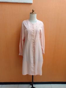 atasan tunik wanita salem MEI MEI cewek L blouse lengan panjang bordir