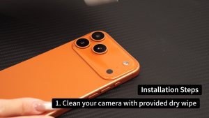 Wsken for iPh 17ProMax/17pro Camera Lens Protector [1:1 Perfect Fit]  Anti Scratch Tempered Glass Camera Screen Protector