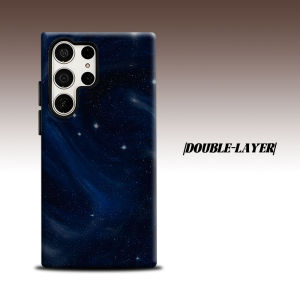 BILIBILI | Night Galaxy For Samsung Galaxy S26 S25 S24 A56 A36 Dual Layer Luxury Fashion Full Lens Protective Case
