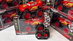 52TOYS | #HOT Pixar Cars Full-set Electric Toy Car Lightning McQueen Channel 4 Off-road Remote Control Car Model Birthday Gift Toy