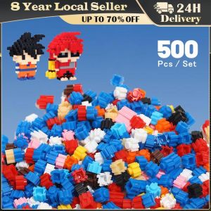 500pcs Pixel Art Puzzle Micro Diamond Building Blocks DIY 3D Small Brick For Childrens Toy Educational Kids