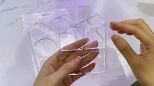 4/8pcs Anti Vibration Non-Slip Mat Washing Machine Silicone Pad Multifuncational Transparent Place Mats Home Bathroom Portable