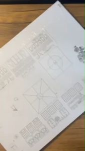 IKEA MALA ชุดระบายสีเมืองและตึก 10 ชิ้น สีขาว ไม่รวมสี