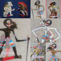 ASWATAMA (KURAWA) TOKOH WAYANG KULIT WAYANG MAINAN BAHAN KERTAS KARTON DUPLEK WAYANG KERTAS WONOGIRI. 