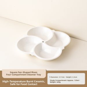 onlycook | Weight Loss Sectioned Steaming Plate