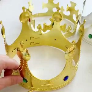 Adult/Kids Birthday Party King Crown Cosplay Queen Prince Costume Accessory Tiara