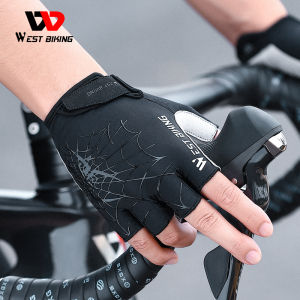 Tây đi xe đạp găng tay đi xe đạp chống sốc hở ngón găng tay đi xe đạp thoáng khí Găng tay xe máy thiết bị thể thao ngoài trời