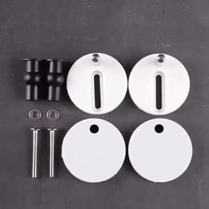 2/4pcs Expansion Screw Toilet Seat Top Fix Seat Hinge Hole Fixings Well Nut Screw Rubber Back To Wall Toilet Cover Accessories