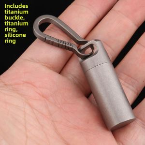 SHIYONGJING | Portable Titanium Mini Medicine Box