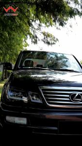 Lexus Cygnus LX470 1998 - 2007 Triple Projector Dynamic Led Headlamp With Signal Running ( 804 )