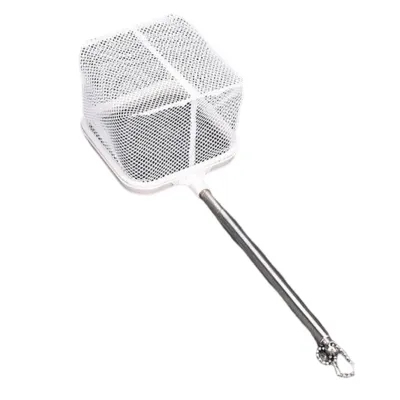 Fishing Landing Net Rustproof Corrosion Resistant Stainless Steel Fishing Net for Catchin Fish Shrimp Tank Aquarium Accessories