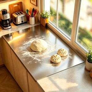 GANGWO | Thickened Stainless Steel Cutting Board Large